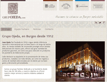 Tablet Screenshot of grupojeda.com